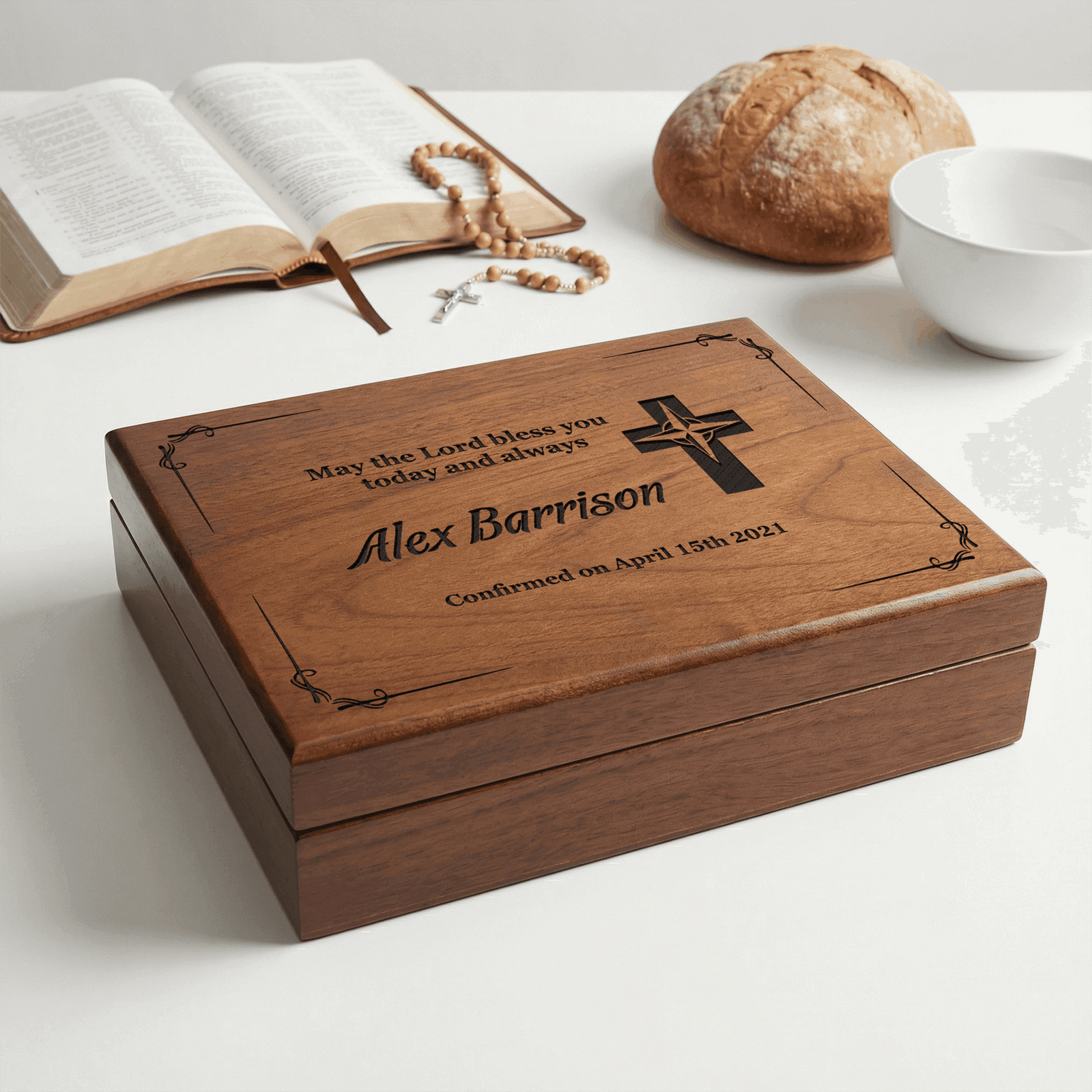 Confirmation Memory Box - A thoughtful Baptism Remembrance Gift to cherish special memories