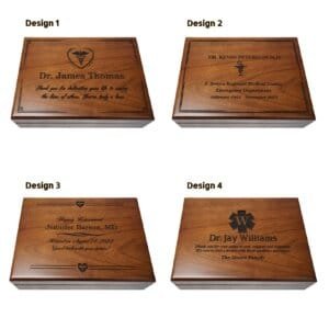 Personalized Gift for Doctors, Doctor Keepsake Box, Doctor Retirement Gifts, Doctor of Medicine, Medical School Graduation, MD Memory Box
