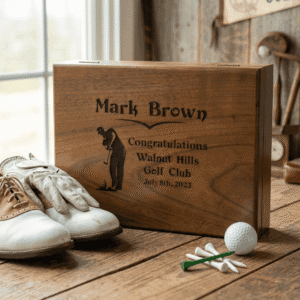 Personalized Golf Balls Box, Golf Gift for Men, CUSTOM GOLFING BOX, Golfer Birthday Gift, Golfing Retirement Gift, Gift for Golfers