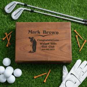 Personalized Golf Balls Box, Golf Gift for Men, CUSTOM GOLFING BOX, Golfer Birthday Gift, Golfing Retirement Gift, Gift for Golfers