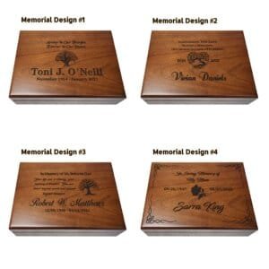 Memorial Keepsake Box, Forever in Our Heart Memory Box, Loss of Dad Sympathy Gift, Remembrance Gifts for Loss of Mom, In Memory of Loved One