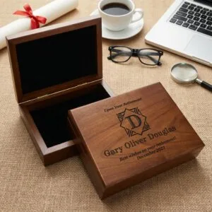 Retirement Memory Box for Men, Personalized Retirement Gifts for Him