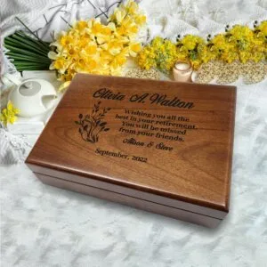 Retirement Keepsake Box: Retirement Gifts for Women, Coworker or Friend