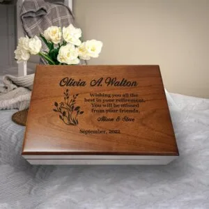 Retirement Keepsake Box: Retirement Gifts for Women, Coworker or Friend