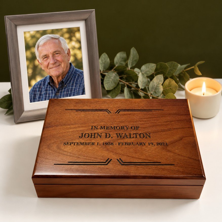 Personalized Keepsake Box for Loss of Dad