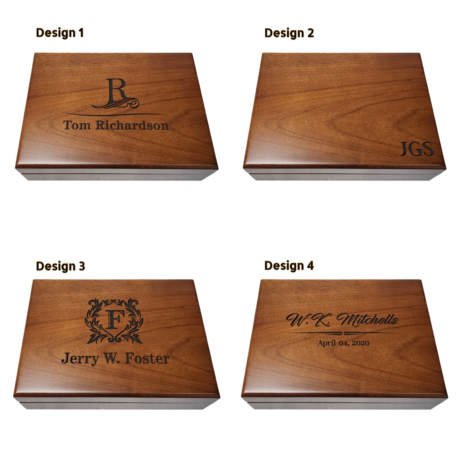 Personalized Wooden Gift Box – Engraved Keepsake Box - Image 4
